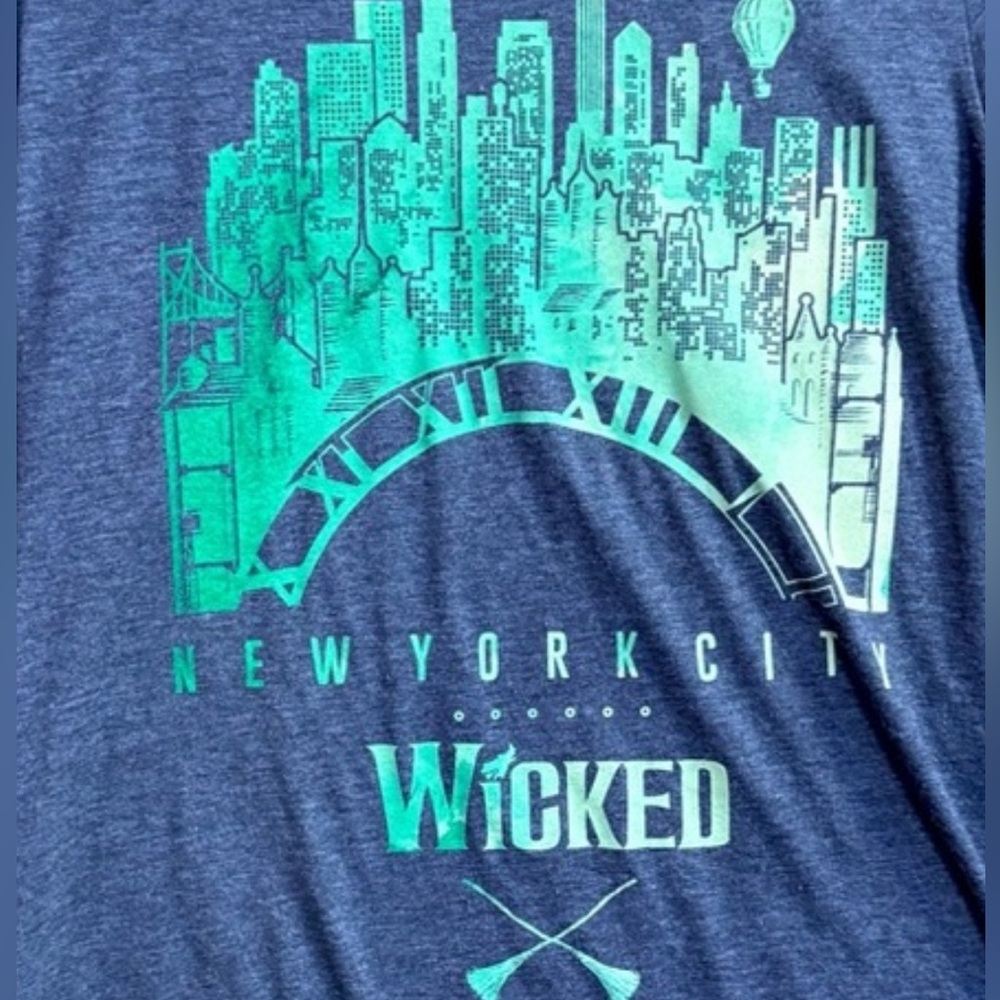 Wicked Green For Good Grey T-Shirt Size S - Picture 3 of 8